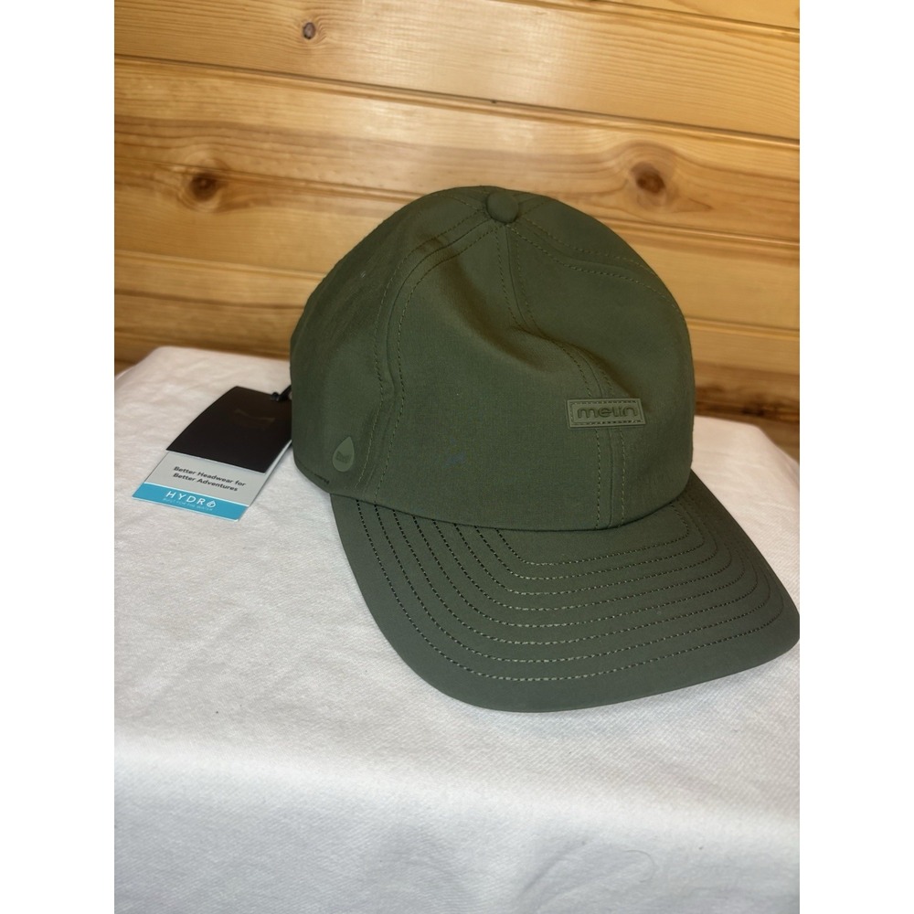 Melin Hydro The Legend Strapback Hat Military Green Classic NWT $90 Golf